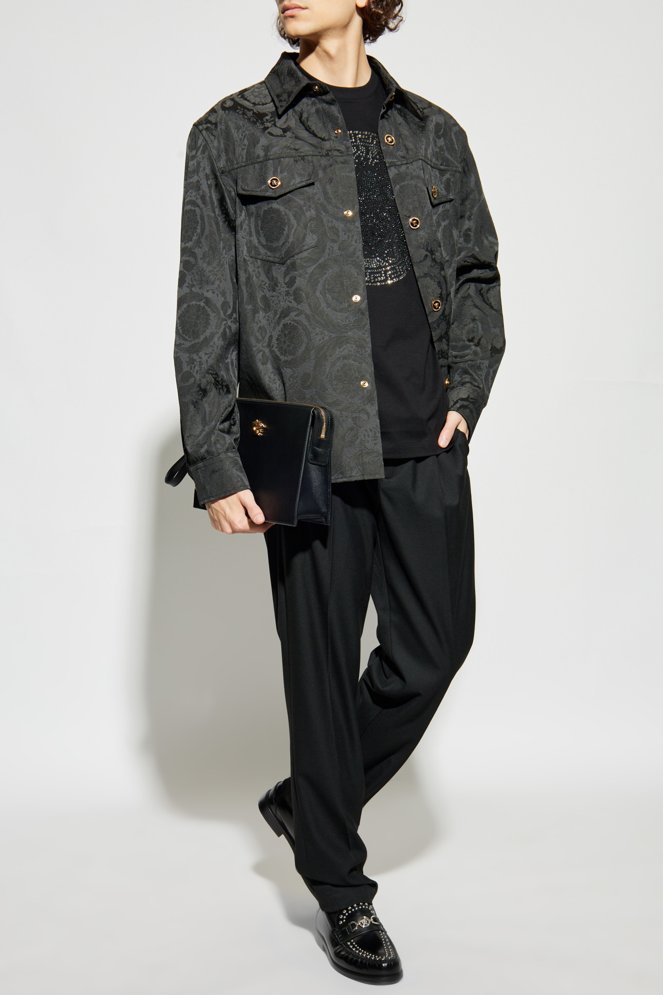 Versace Jacquard jacket with 